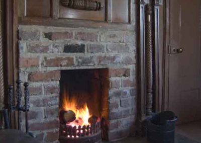 Real fire, Holly Cottage, North Yorkshire