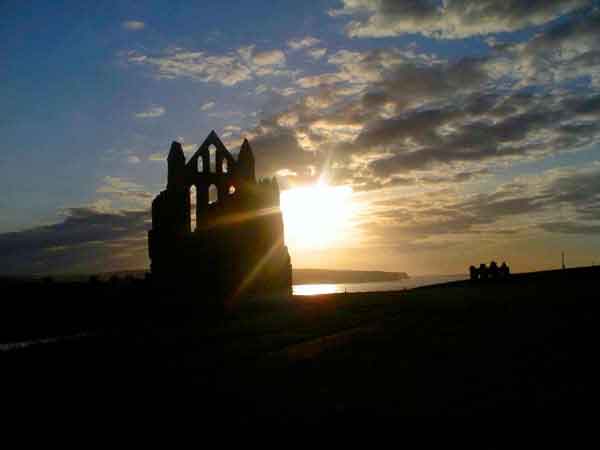 The ruins of St. Hilda's Abbey, Whitby - little wonder it was associated with Dracula