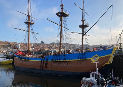 Bark Endeavour in Whitby Harbour